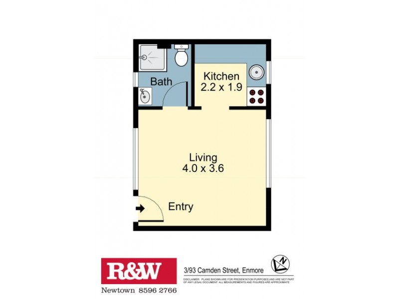3/93 Camden Street, Enmore NSW 2042 Floorplan