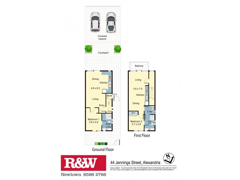 44 Jennings Street, Alexandria NSW 2015 Floorplan