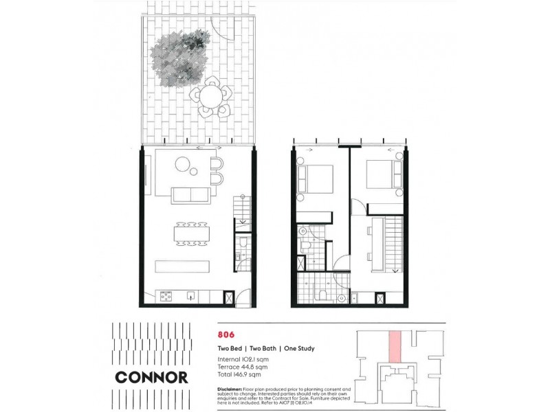 806/8 Central Park Avenue, Chippendale NSW 2008 Floorplan
