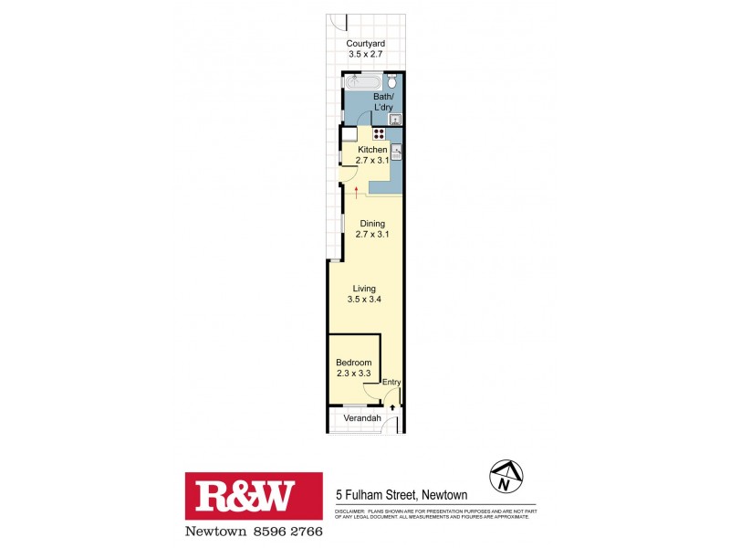 5 Fulham Street, Newtown NSW 2042 Floorplan