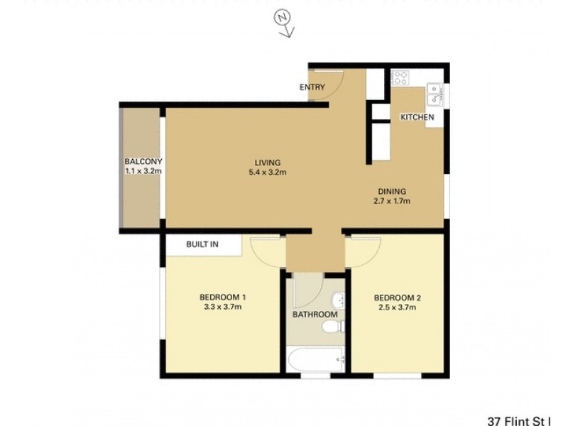 4/37 Flint Street, Hillsdale NSW 2036 Floorplan