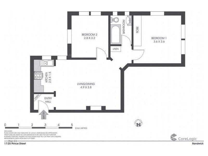 17/25 Prince Street, Randwick NSW 2031 Floorplan
