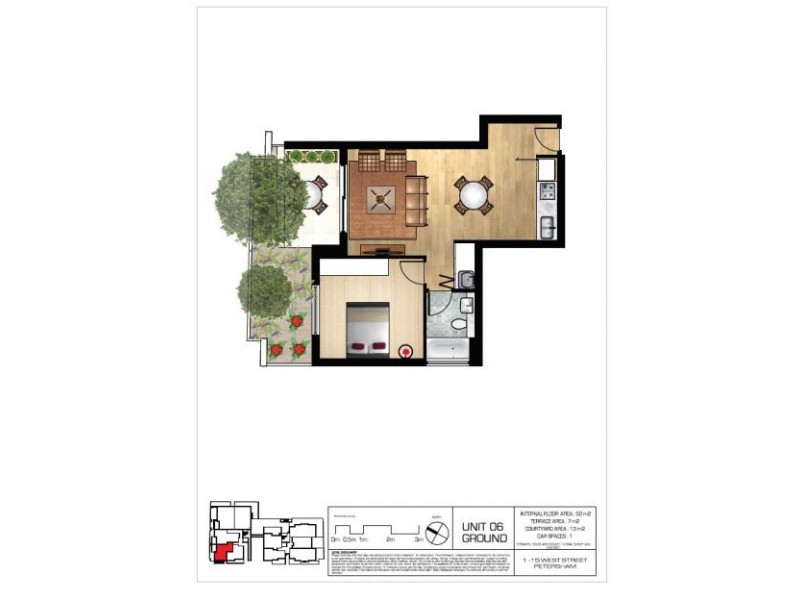 6/1-15 West Street, Petersham NSW 2049 Floorplan