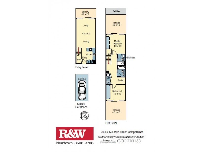 36/5-13 Larkin Street, Camperdown NSW 2050 Floorplan
