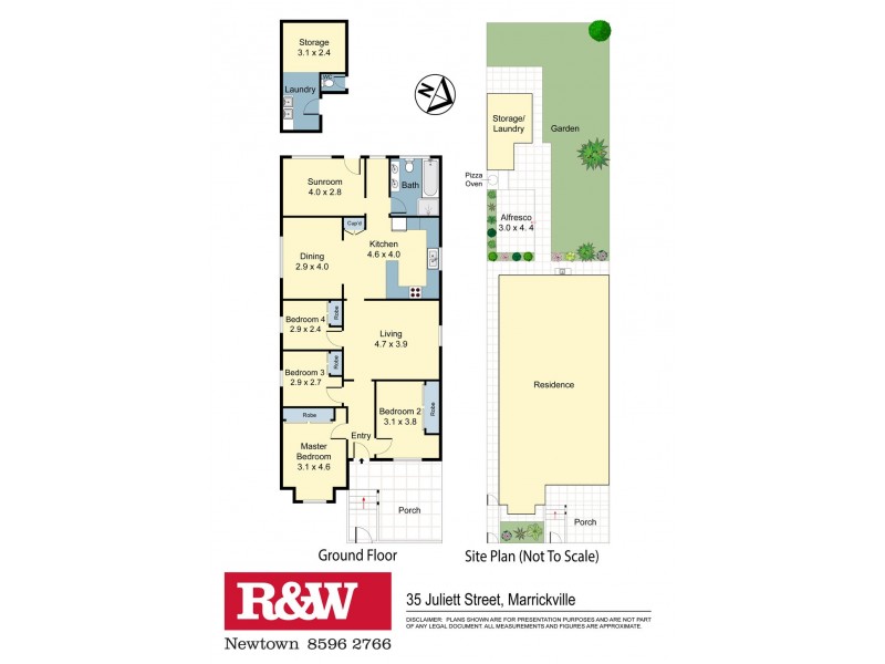 35 Juliett Street, Marrickville NSW 2204 Floorplan