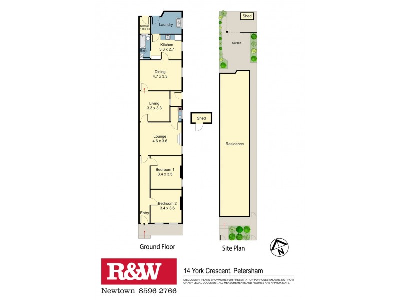 14 York Crescent, Petersham NSW 2049 Floorplan