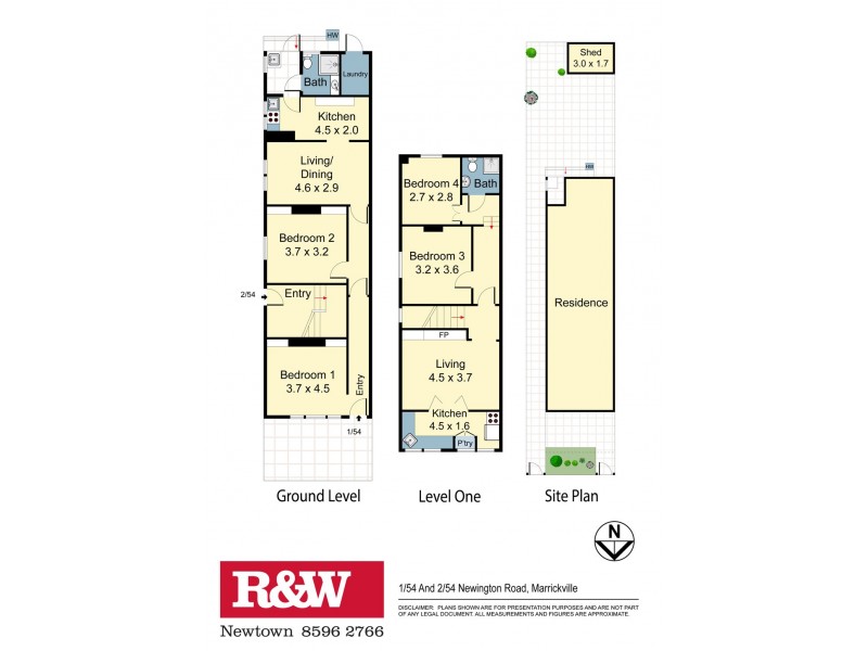 54 Newington Road, Marrickville NSW 2204 Floorplan