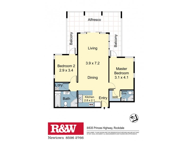 8/635 Princes Hwy, Rockdale NSW 2216 Floorplan