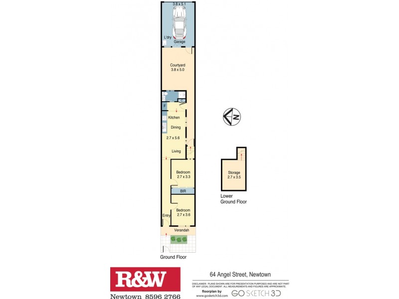 64  Angel Street, Newtown NSW 2042 Floorplan