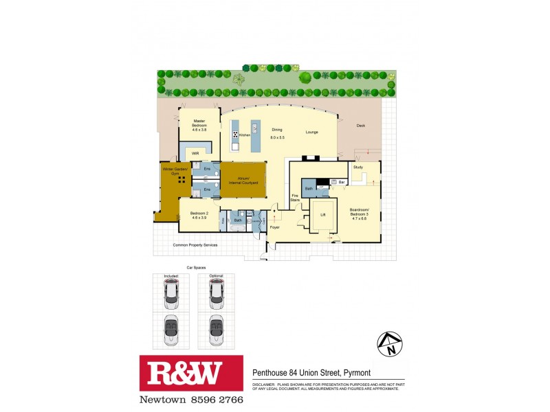 Level 4, 84 Union St, Pyrmont NSW 2009 Floorplan
