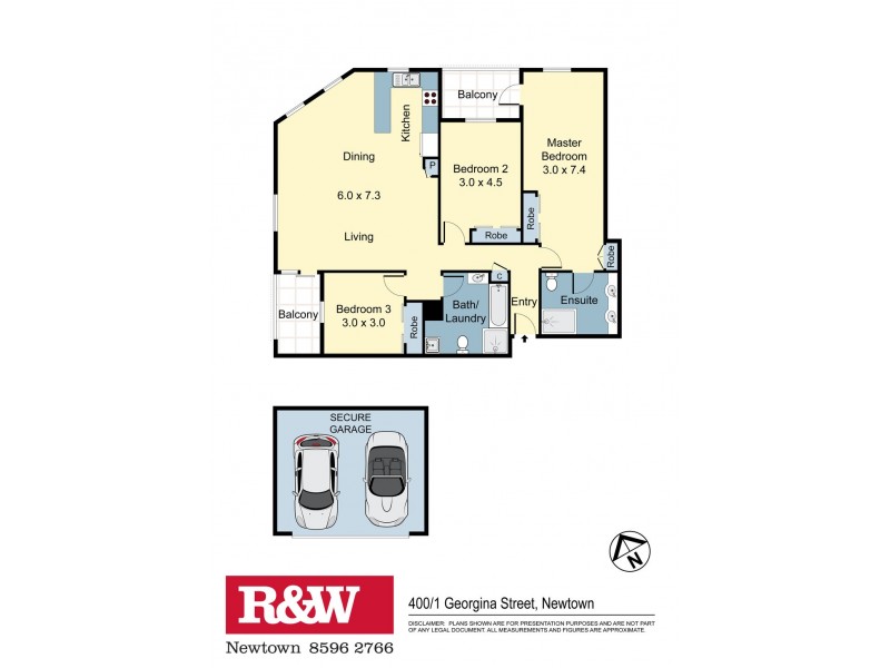 400/1 Georgina Street, Newtown NSW 2042 Floorplan
