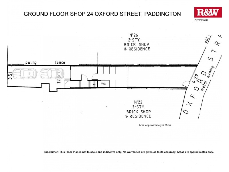 24 Oxford Street, Paddington NSW 2021 Floorplan