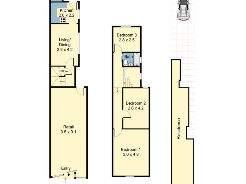 421 king street, Newtown NSW 2042 Floorplan