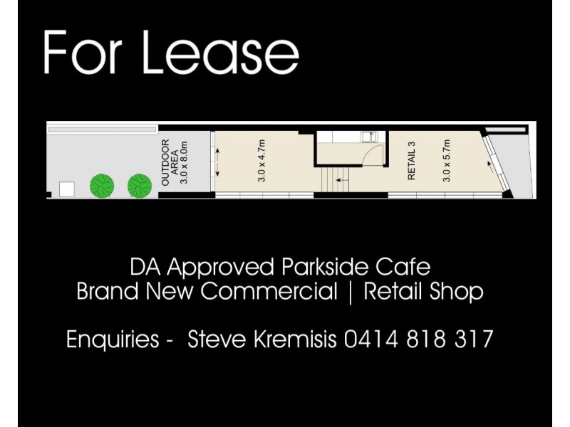 Shop 3, 3 Barwon Place, St Peters NSW 2044 Floorplan