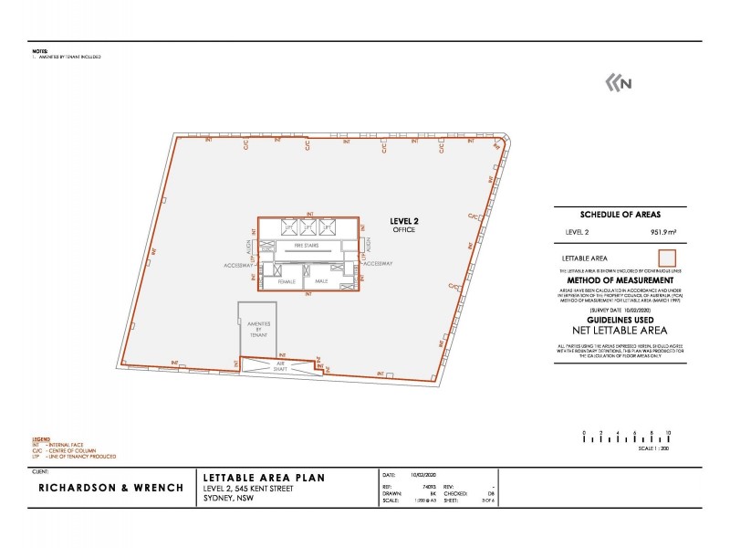 Level 2, 545 Kent Street, Sydney NSW 2000 Floorplan