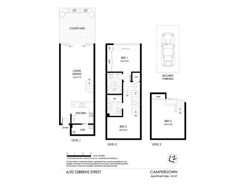 6/32 Gibbens ST, Camperdown NSW 2050 Floorplan