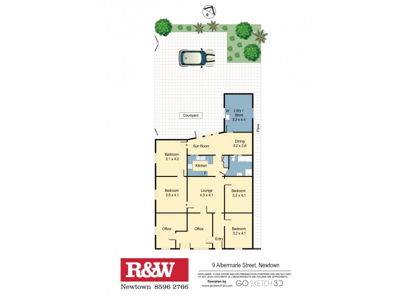 9 Albermarle Street, Newtown NSW 2042 Floorplan