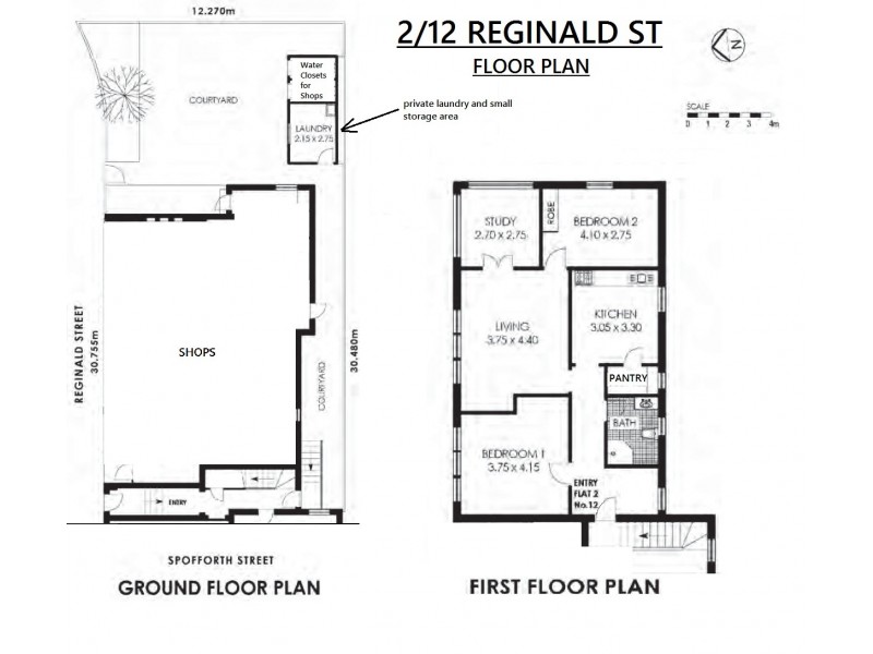 2/12 REGINALD STREET, Mosman NSW 2088 Floorplan