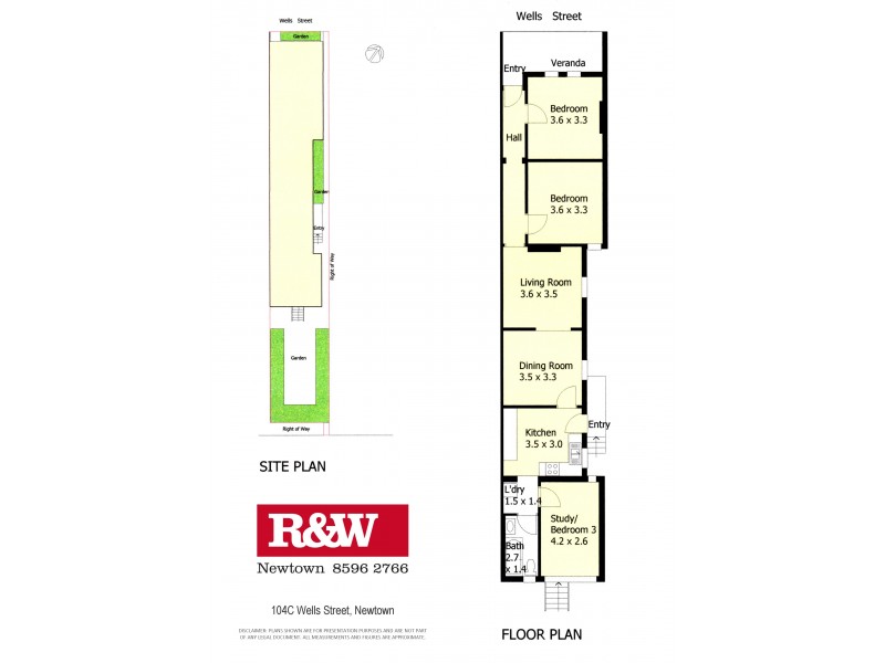 104C Wells Street, Newtown NSW 2042 Floorplan