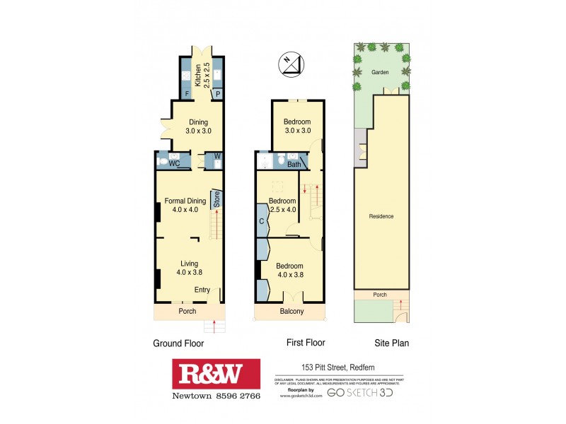 153 Pitt Street, Redfern NSW 2016 Floorplan