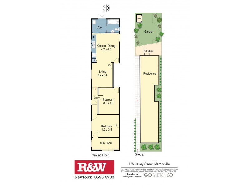 13B Cavey Street, Marrickville NSW 2204 Floorplan