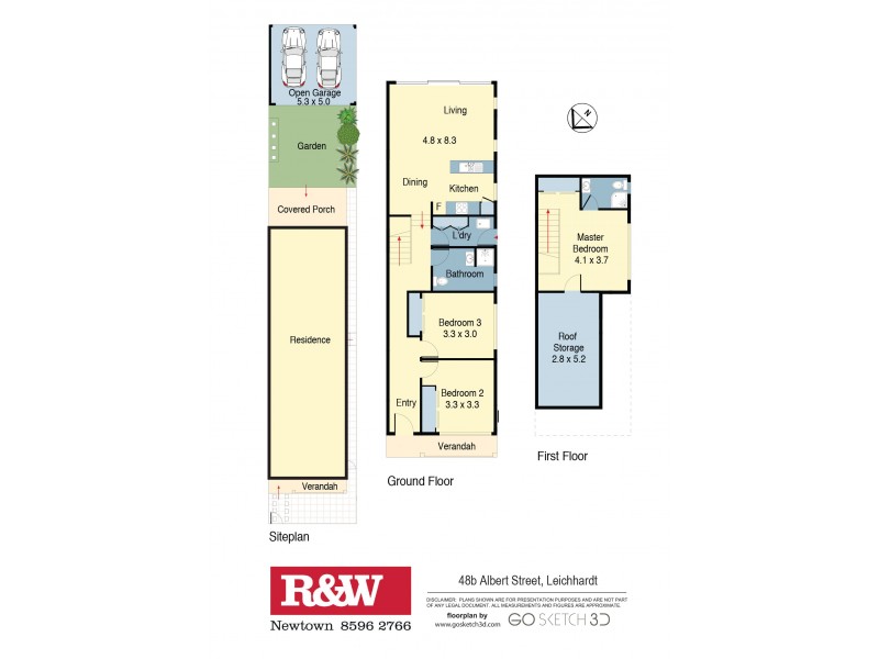 48B Albert Street, Leichhardt NSW 2040 Floorplan