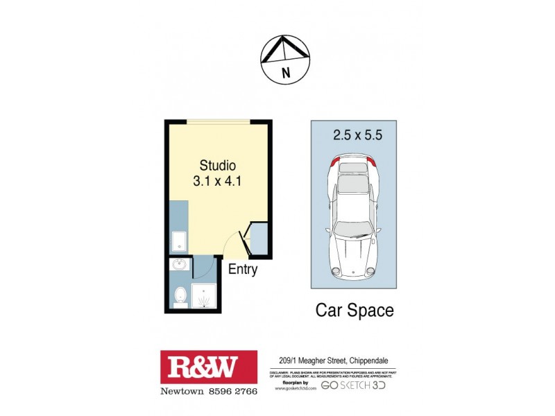 209/1-9 Meagher Street, Chippendale NSW 2008 Floorplan