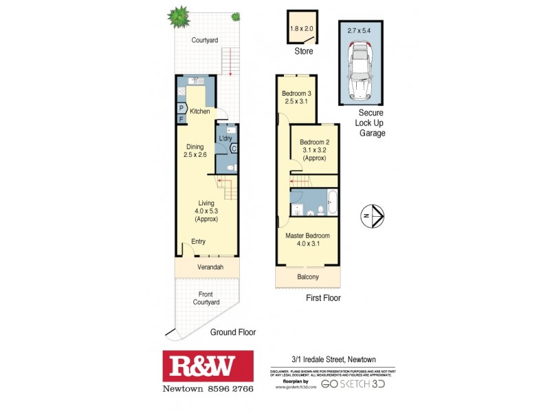 3/1 Iredale Street, Newtown NSW 2042 Floorplan