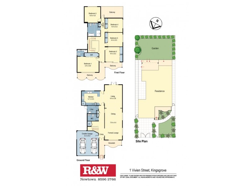 1 Vivienne St, Kingsgrove NSW 2208 Floorplan