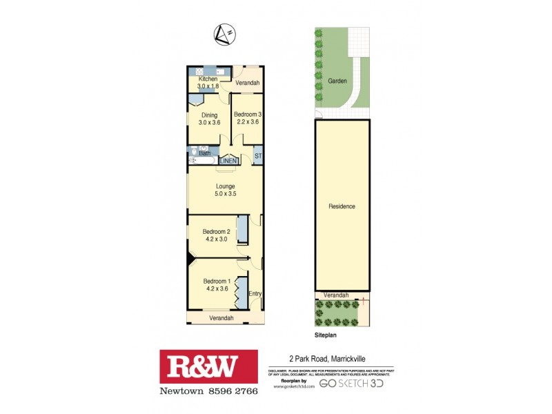2 Park Road, Marrickville NSW 2204 Floorplan