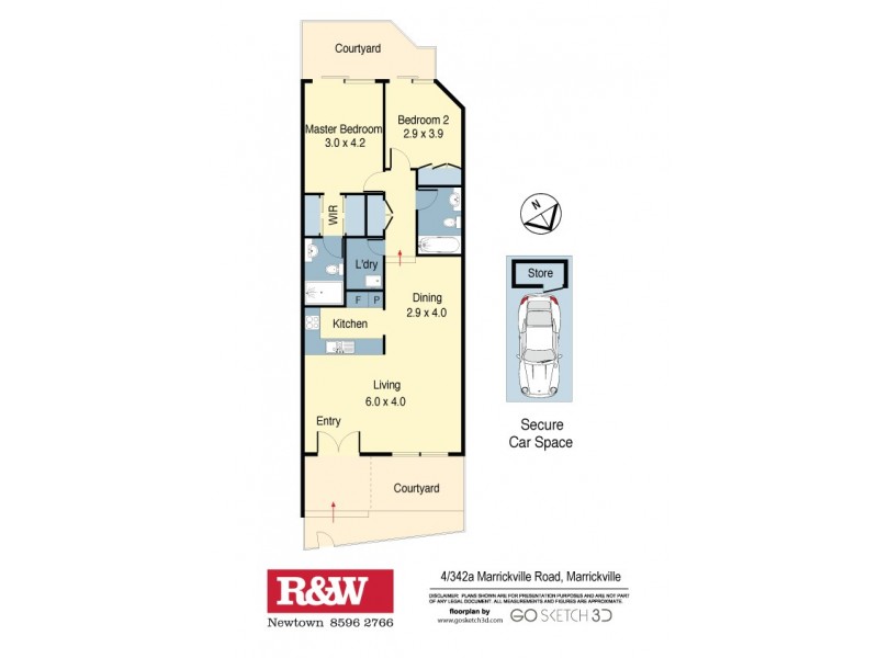 4/342A Marrickville Road, Marrickville NSW 2204 Floorplan