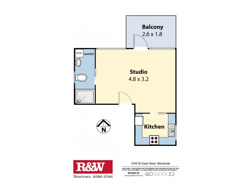 10/44 Ewart Street, Marrickville NSW 2204 Floorplan