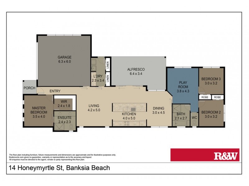 14 Honeymyrtle Street, Banksia Beach QLD 4507 Floorplan