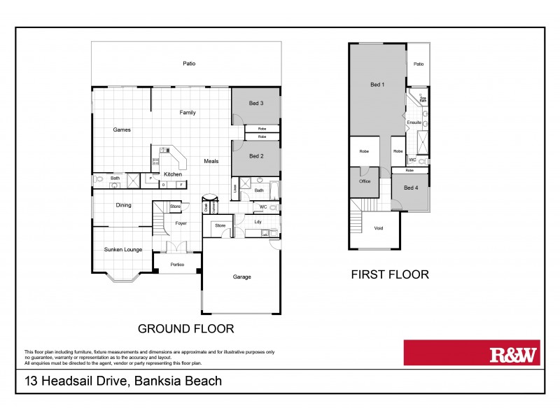 13 Headsail Drive, Banksia Beach QLD 4507 Floorplan