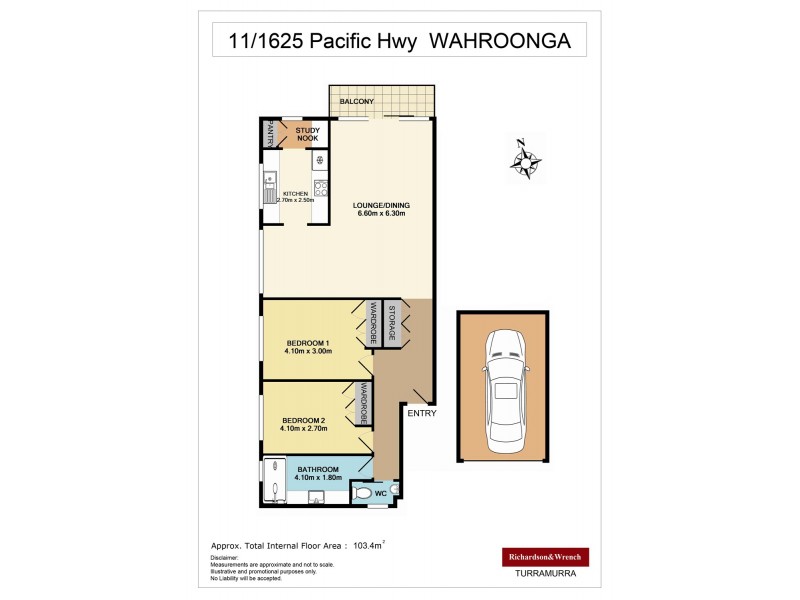 11 / 1625 PACIFIC HIGHWAY, Wahroonga NSW 2076 Floorplan