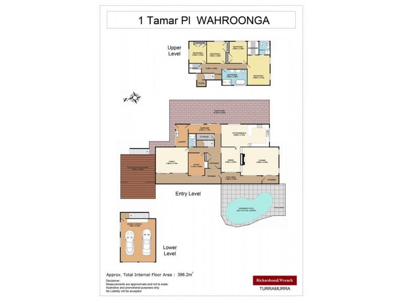1 Tamar Place, Wahroonga NSW 2076 Floorplan