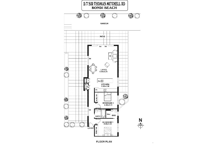 2/7 Sir Thomas Mitchell Road, Bondi Beach NSW 2026