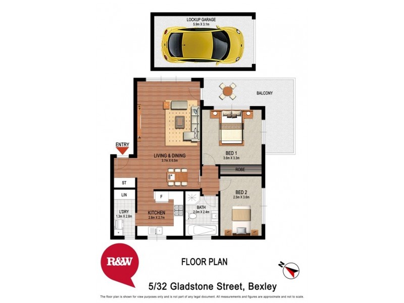 5/32 Gladstone Street, Bexley NSW 2207 Floorplan