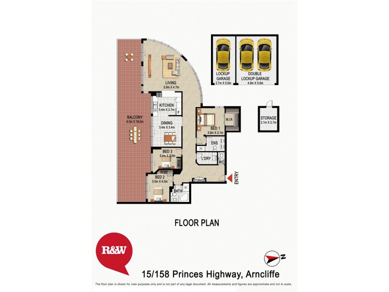 15/158 Princes Highway, Arncliffe NSW 2205 Floorplan