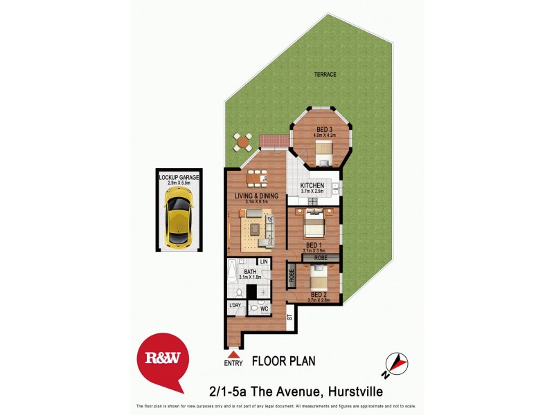 2/1-5a The Avenue, Hurstville NSW 2220 Floorplan