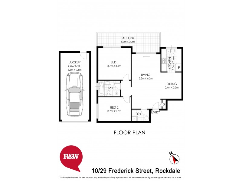 10/29 Frederick Street, Rockdale NSW 2216 Floorplan
