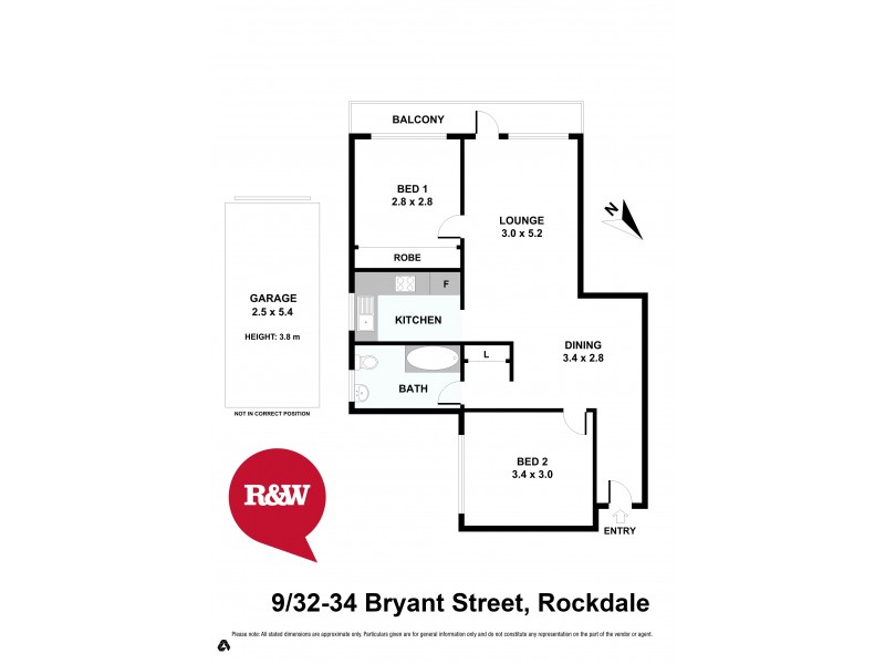 9/32-34 Bryant Street, Rockdale NSW 2216 Floorplan
