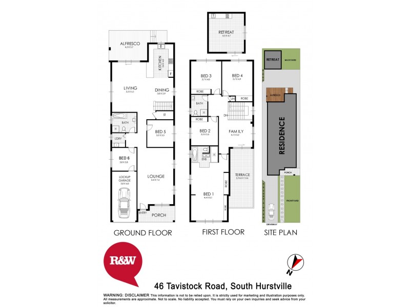 46 Tavistock Road, South Hurstville NSW 2221 Floorplan
