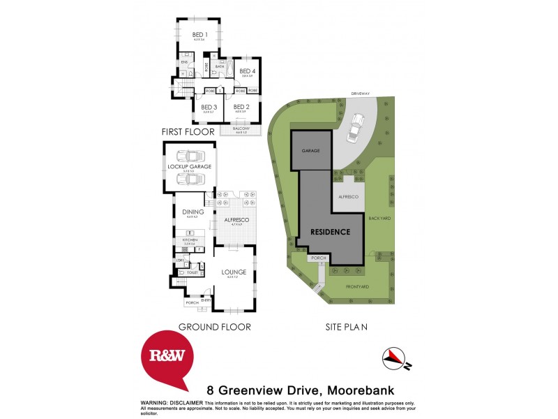 8 Greenview Drive, Moorebank NSW 2170 Floorplan