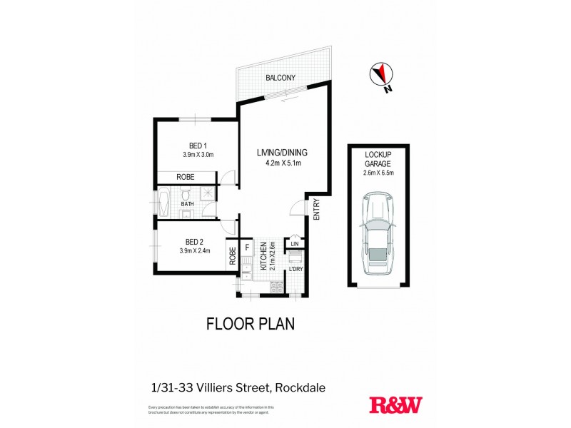 1/31-33 Villiers Street, Rockdale NSW 2216 Floorplan