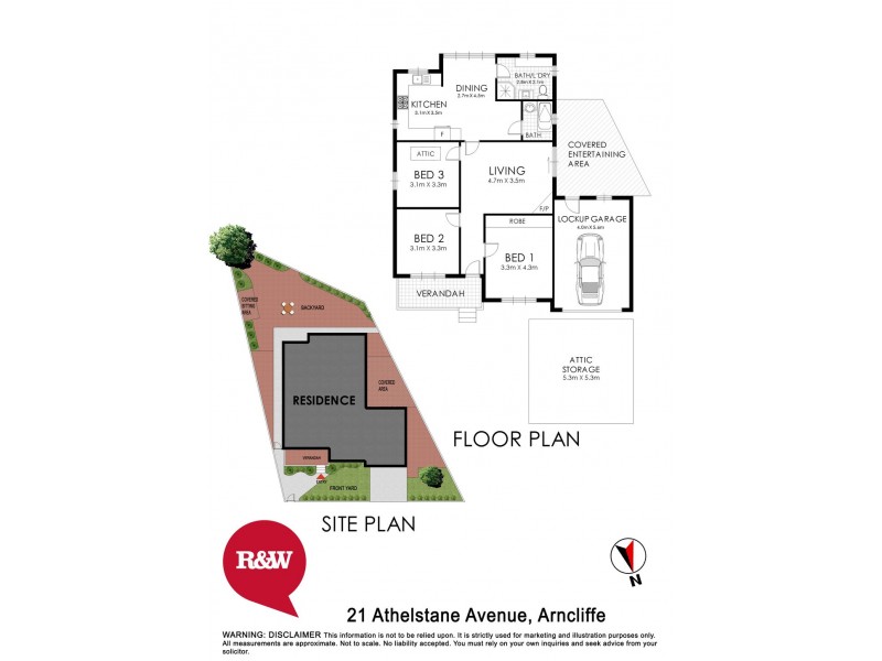 21 Athelstane Avenue, Arncliffe NSW 2205 Floorplan