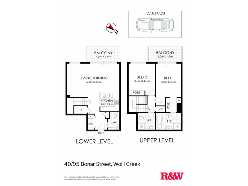 40/95 Bonar Street, Wolli Creek NSW 2205 Floorplan