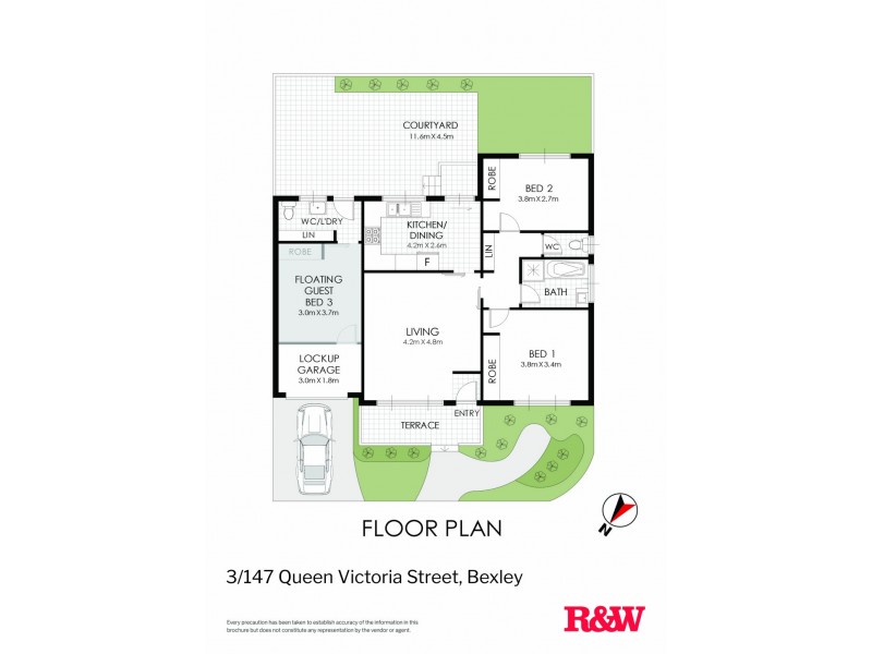 3/147 Queen Victoria Street, Bexley NSW 2207 Floorplan
