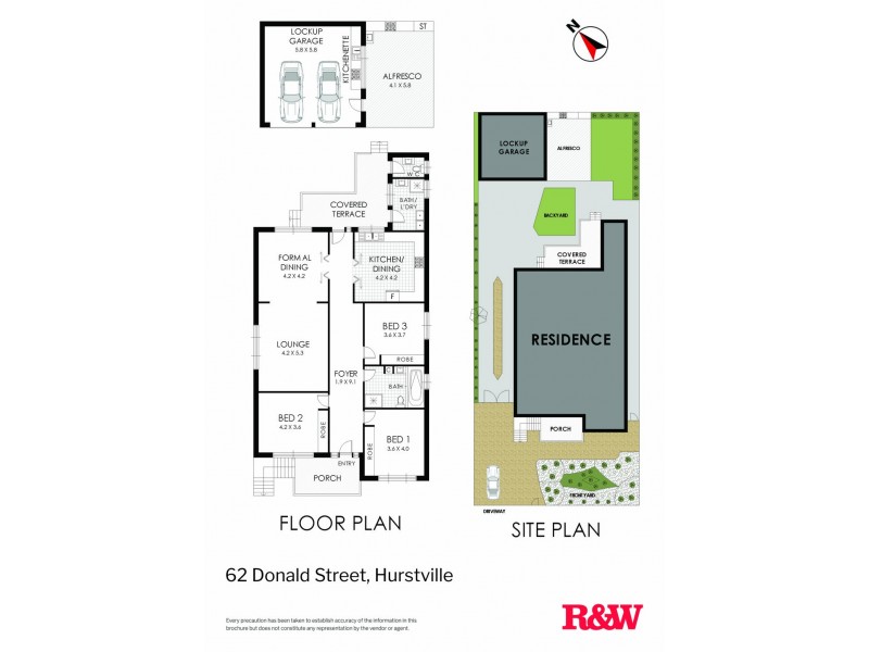 62 Donald Street, Hurstville NSW 2220 Floorplan