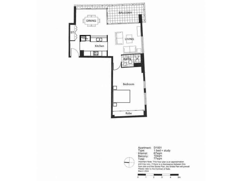 1001/8 Brodie Spark Drive, Wolli Creek NSW 2205 Floorplan